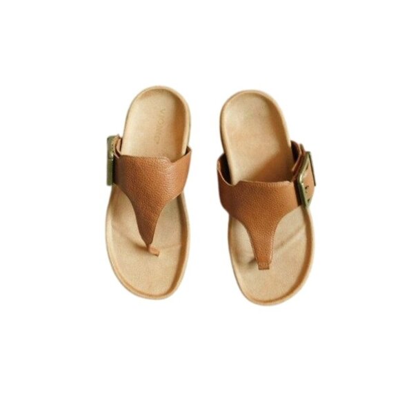 Vionic Size 9 Wide Emma Brown Ortho Style Sandals NEW - Picture 2 of 3